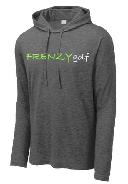 Picture of Hoodie Tee with Dark Grey Heather Green FG